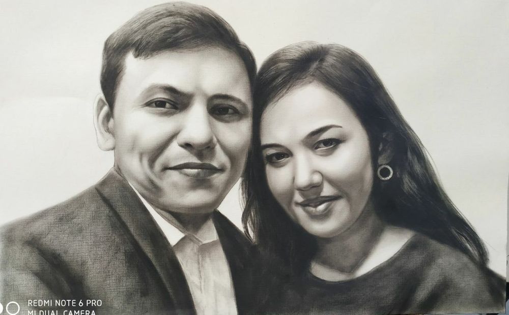 Yangi yilga ajoyib Sovg'a Portret Zakaz