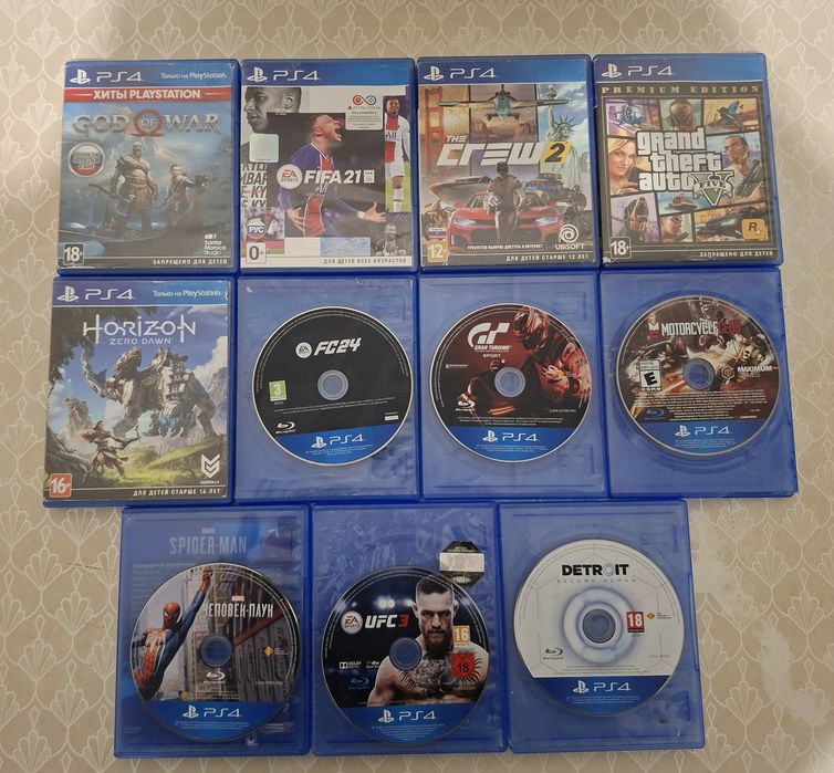 Диски для PlayStation 4