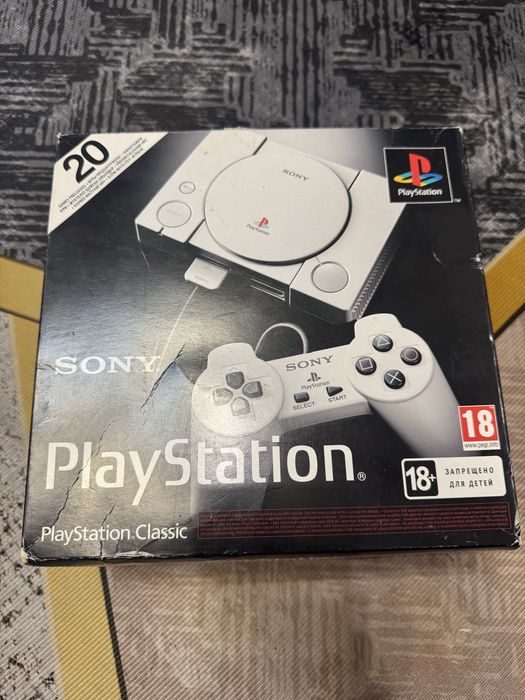 Sony PS 1 mini . 20 встроенных игр