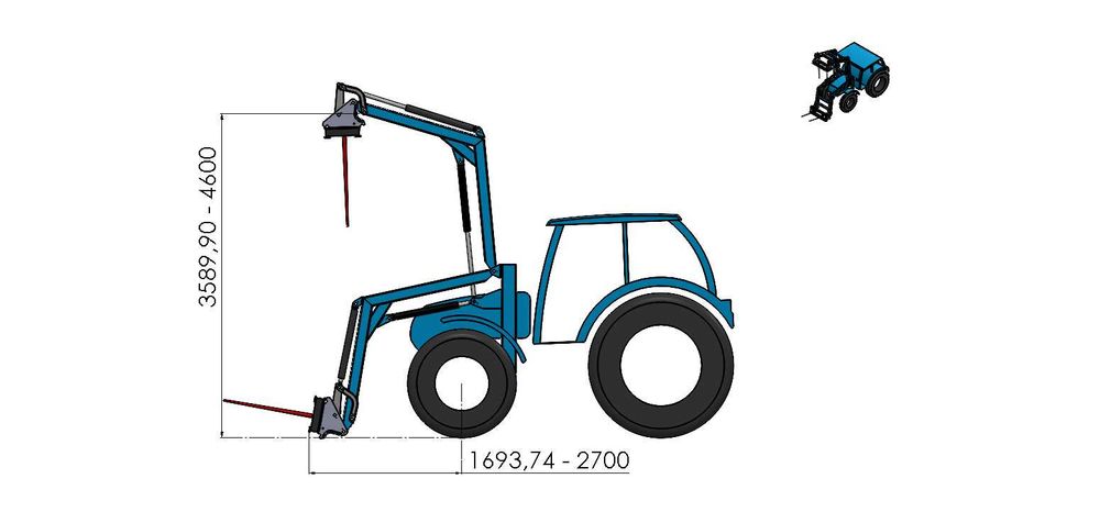 Фадромни устройства за трактори. Челни товарачи
