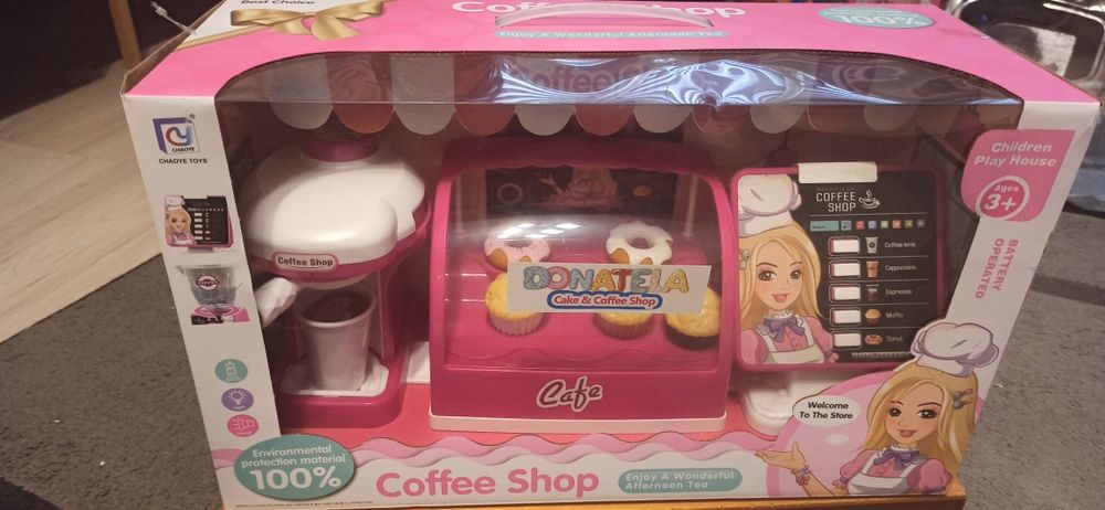 Игрален комплект Chippo Донатела Cake&Coffee shop -МОЯТА КАФЕ СЛАДКАРН