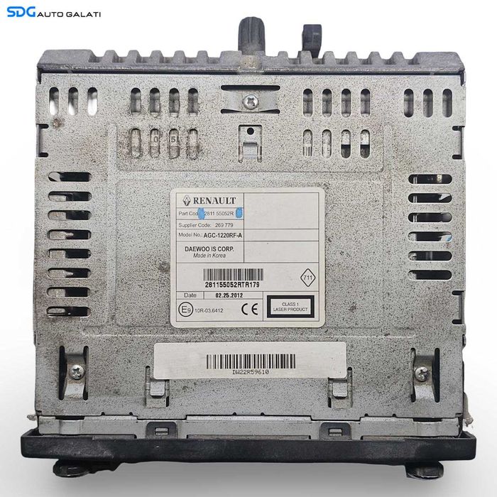 Unitate Radio CD Player Dacia Duster 2010 - 2018 Cod 281155052R [A0208]