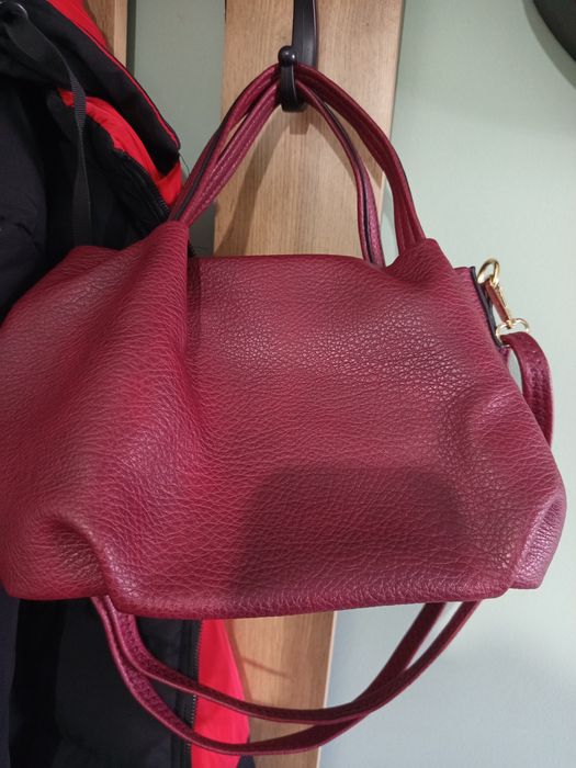 Дамска чанта бордо