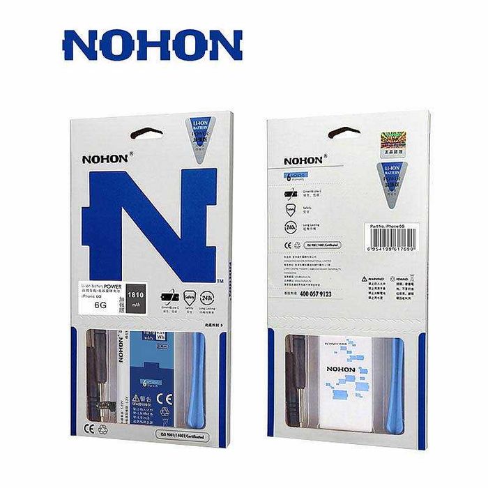 Оригинальные аккумуляторы NOHON для Xiaomi OnePlus POCO Samsung Apple