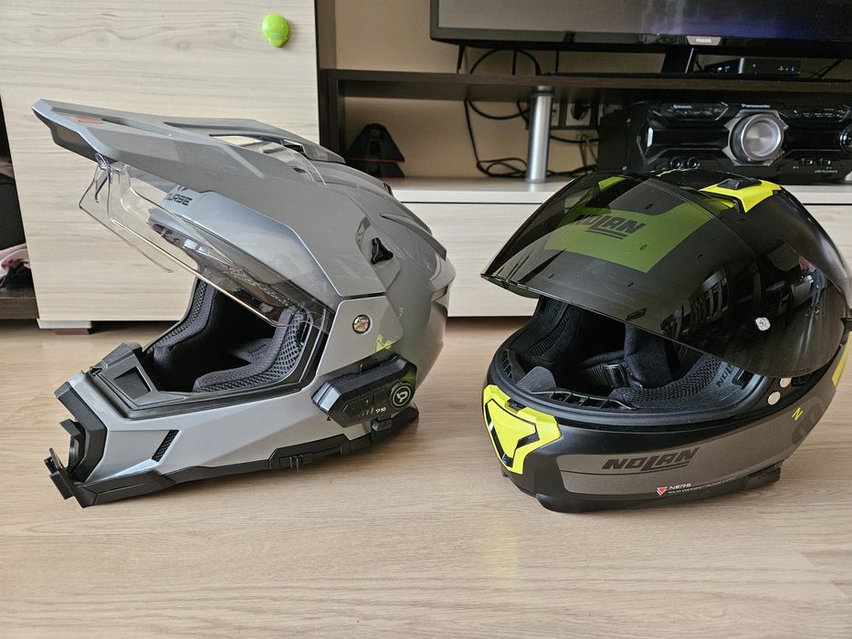 Шлемове Nolan n87plus и Course drift adventure