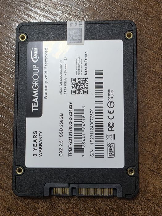 Ssd teamgroup 256gb