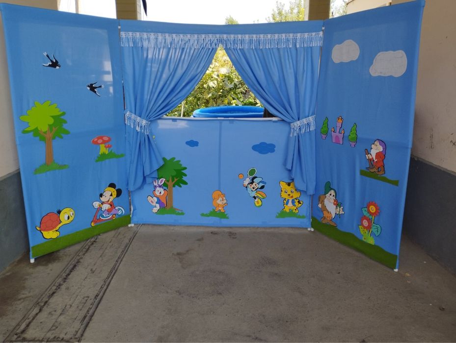 Sahna qogirchoq teatri uchun sahnalar