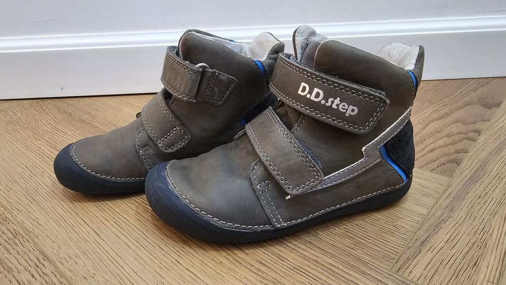 Ghete copii D.D.step, piele, marime 28