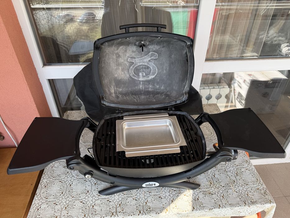 Газово барбекю WEBER Q 1200 ново и WeberQ1200 употребявано
