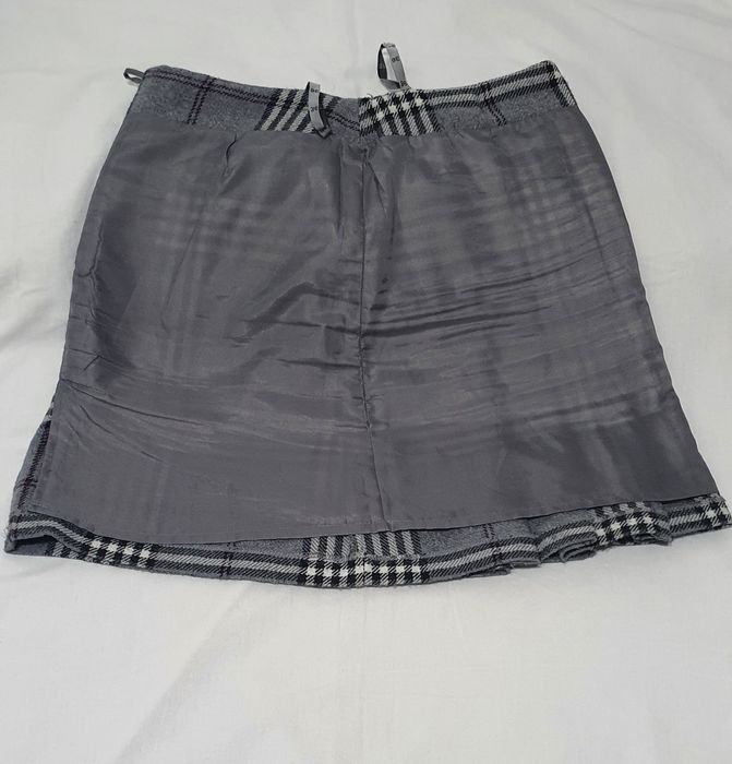 Fusta gri in carouri Jake's marimea 36 stil preppy cu