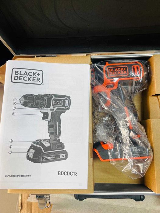 Filetanta Black+Decker BDCDC18BAFC-QW 18V + accesorii si geanta