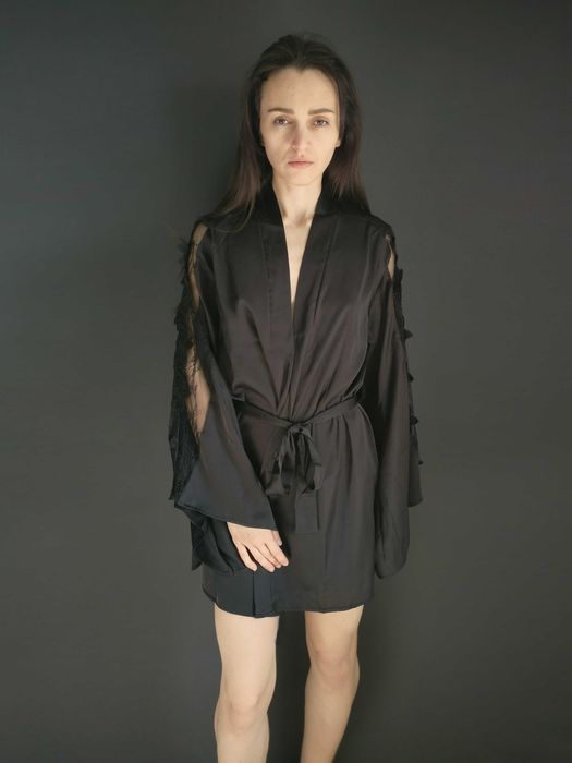 комплект халат и неглиже