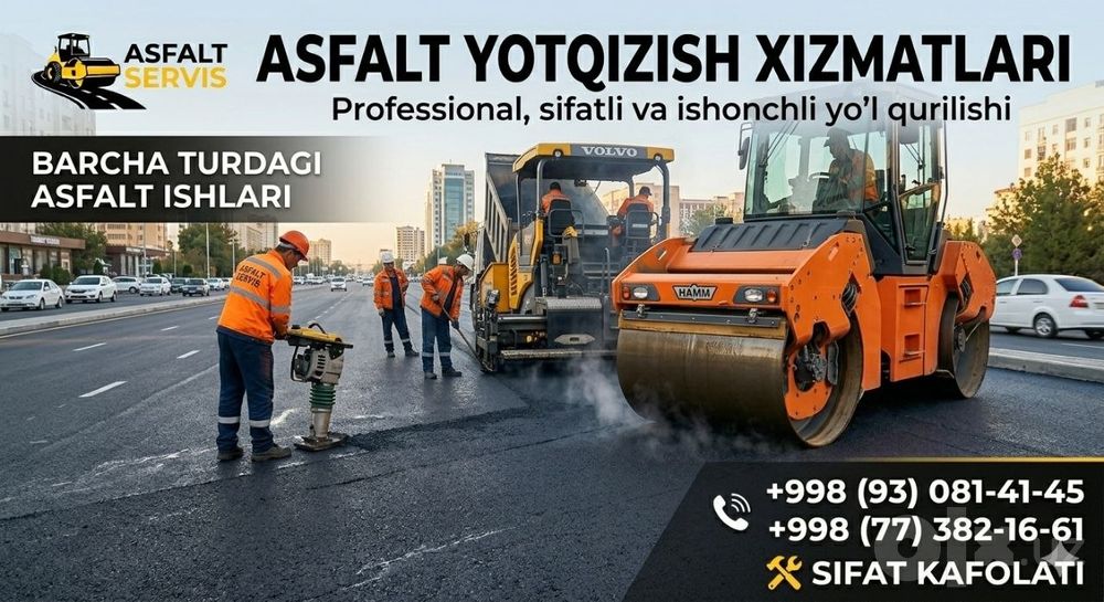 Asfalt xizmatlari