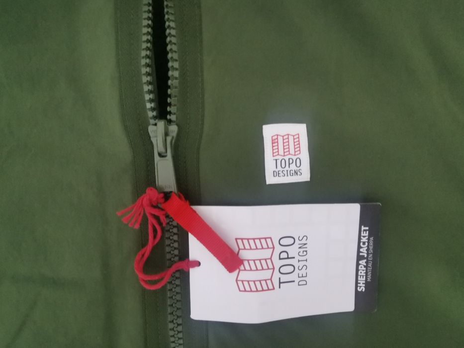 Geaca fleece sherpa topo design L