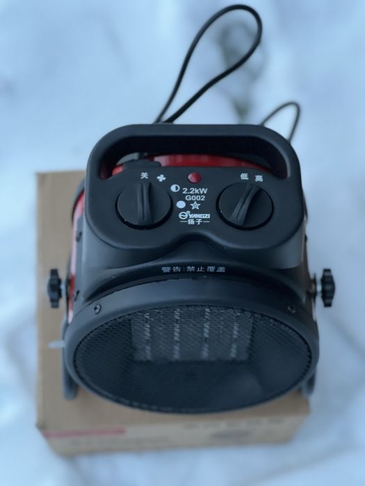 Тепловая пушка Мощный обогреватель 2 kW МЕТАЛ СЕТКА (TEMIR SETKA)