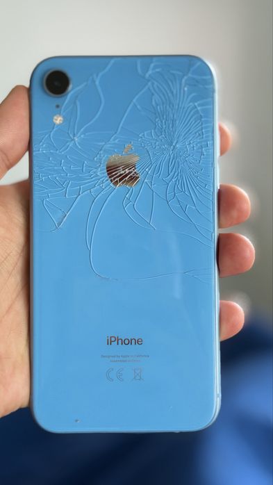 iPhone Xr Blue Neverlock 64 GB-Face ID OK-90% Baterie-Spart Spate-OK