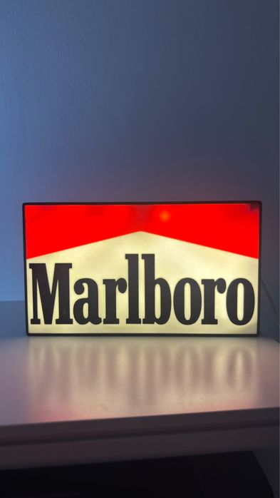 Lampa Marlboro stil retro
