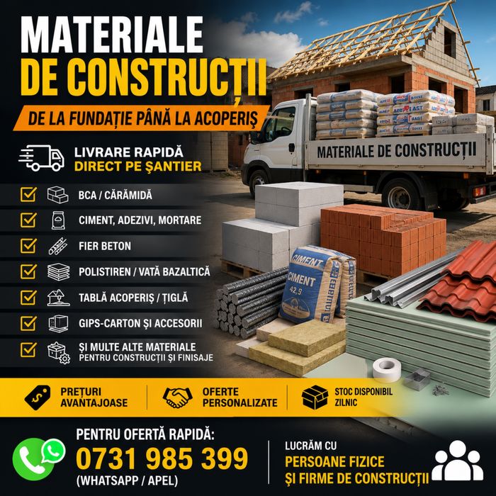 Vand materiale de constructii