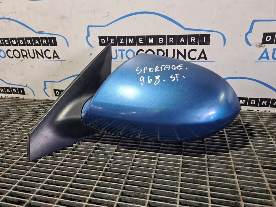 Oglinda stanga Kia Sportage III 2010 - 2016 4 Usi ALBASTRU (968) Fara rabatare