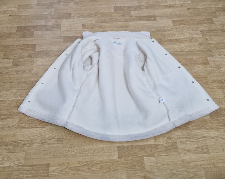 Jacheta Blană Albă Zara