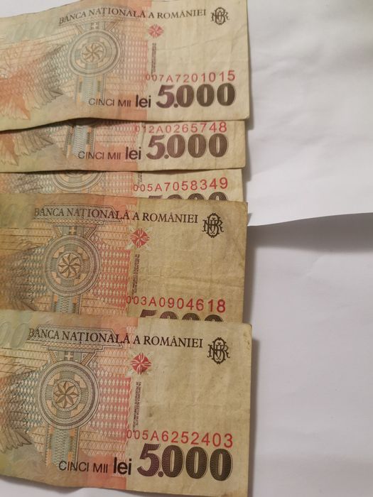 Bancnota 5000 lei 1998