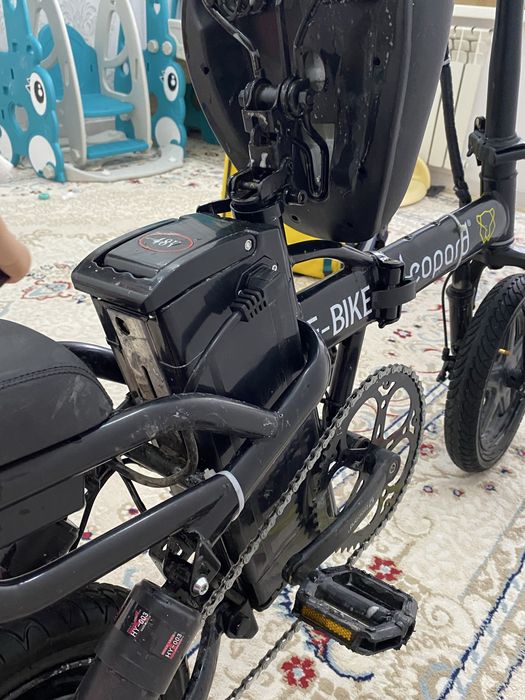 Электровелосипед Leopard (E-bike) куреъер бокс