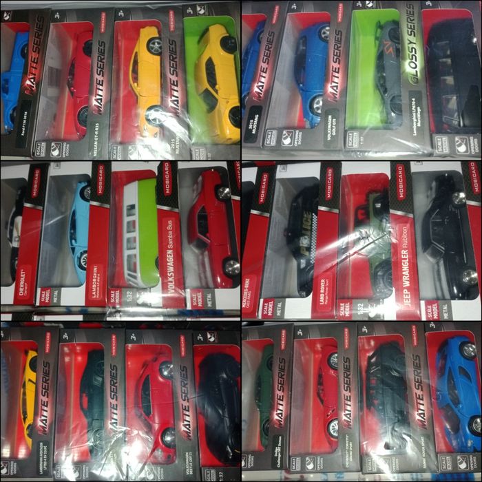 Металлические машинки в масштабе 1:32