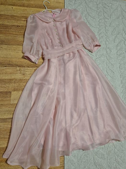 Rochie midi din organza