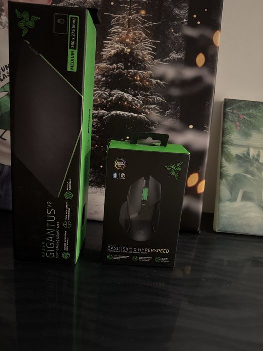 Pachet Mouse razer + mousepad