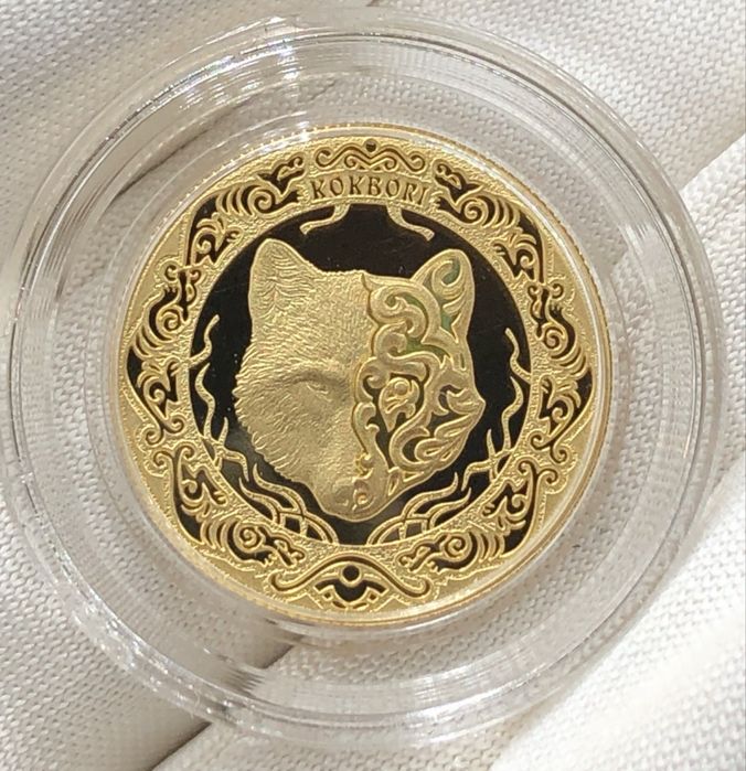 Золотая монета Кокбори.Золото 999.9.. 3.11 грамм.