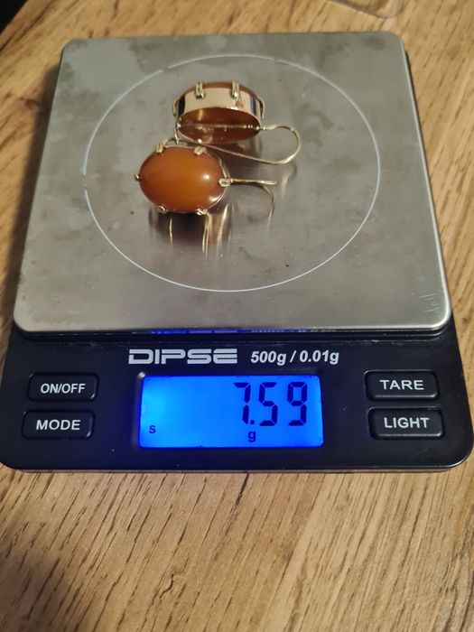 Aur 14k cercei și inel vintage