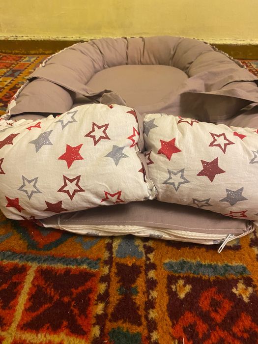 Детская кроватка люлька, колыбель +гнездо- кокон.