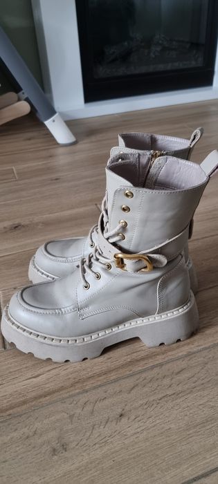 Vând ghete Badura, 38, piele veritabilă