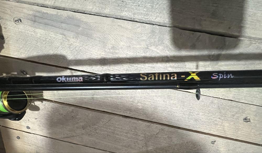 Lanseta Okuma Safina-X Spin+ Mulineta Okuma Zeon ZN 25a