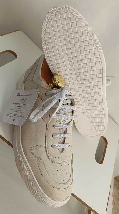 Pantofi sport casual 44 44.5 premium Melvin & Hamilton NOI piele natur