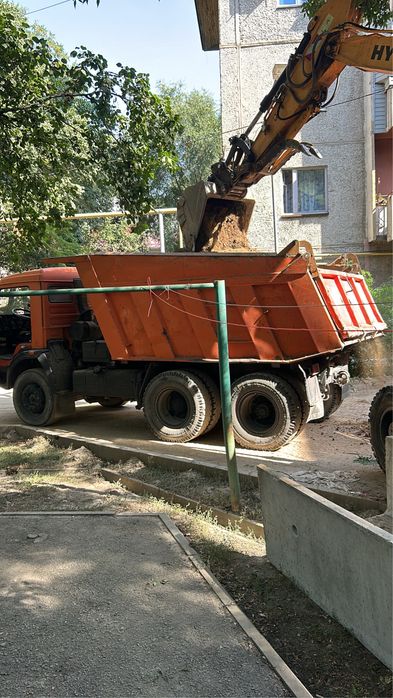Вывоз Камаз Кум Саз Топырак Щебень баскада курылыс материалдар