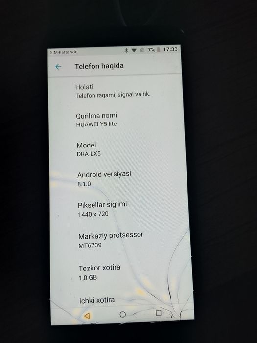 HUAWEI Y5 lite  200 ming som