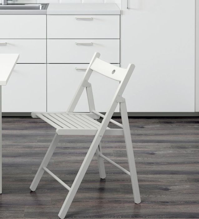 Стул складной IKEA TERJE, белый