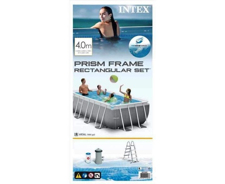 Basseyn Intex Prism Frame 400x200x122 metr+DASTAVKA BEPUL