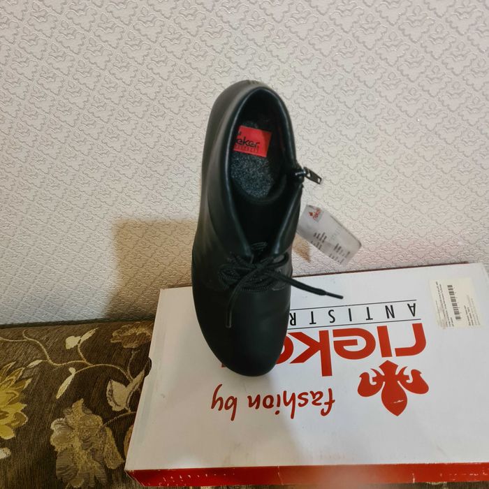 Ботильоны черные RIEKER