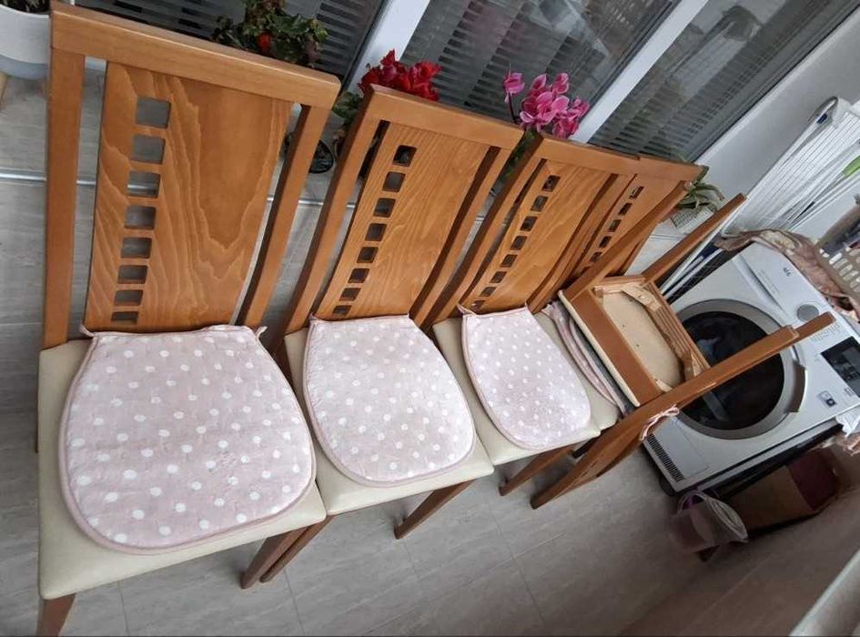 Трапезен стол за кухня 6 броя