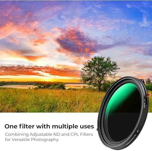 Нов Професионален ND2-32 CPL Филтър за Фотография 72mm K&F Concept