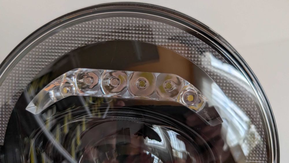 Фарове ЛЕД Jeep Wrangler TJ LJ JK Джип вранглер LED с дневни светлини