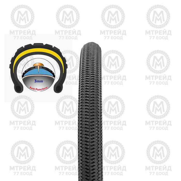 Въшна вело гума INTREPID (16x1.95) (20x1.95), Защита от спукване - 3mm