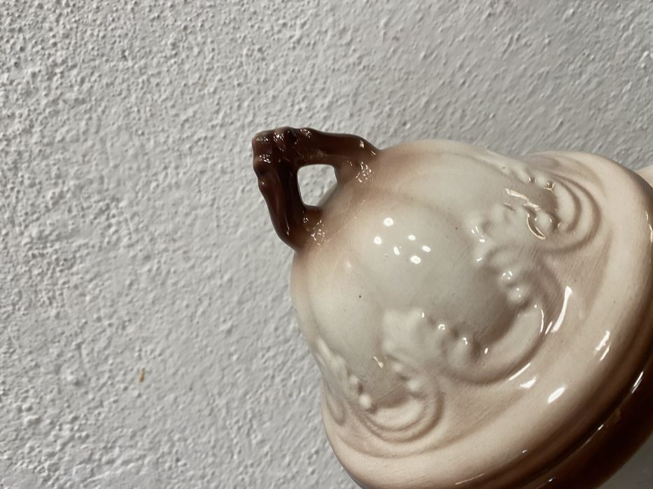 Огромен порцеланов чайник - кана италианско  производство