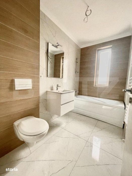 Apartament cu  2 camere, 56 + terasa 14 mp, etaj 3