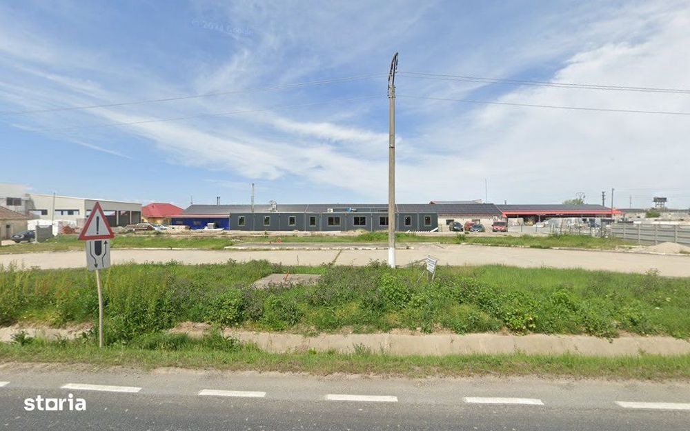 Teren intravilan/Spatiu comercial-industrial cu fundatie – Les DN79
