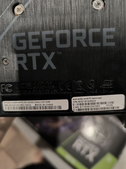 Видеокарта RTX 3070 PALIT nvidia