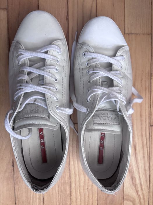 Оригинални Бели маратонки Prada