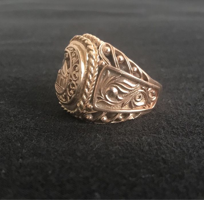 Золотая печатка! Ручная работа!